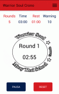 Warrior Soul Muay Thai Timer screenshot 1