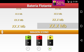 Batería Flotante Porcentaje % screenshot 2