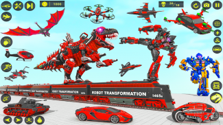 Dino Robot Car Transform Games screenshot 4