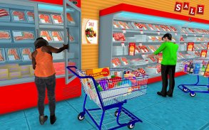 सुपरमार्केट किराना खरीदारी मॉल परिवार खेल screenshot 3