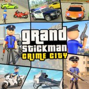 Stickman Gangster Crime Games screenshot 5