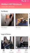 WeBurn: Women Home Workouts, Fitness Plan & Coach screenshot 0