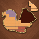 Jigsaw Wood Block Puzzle Icon