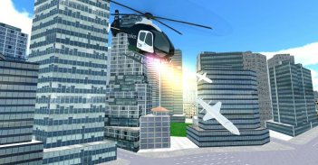 Police Helicopter City Flying screenshot 4