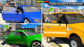 City Taxi Car Driver Taxi Game screenshot 2