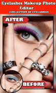 Eyelashes Makeup Photo Editor screenshot 1