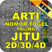 Arti Nomor Togel Paling Jitu 2D/3D/4D Lengkap screenshot 0