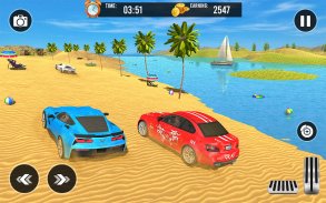 Crazy Car Water Surfing Games screenshot 2