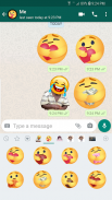 Nuovi adesivi divertenti Emoji screenshot 5