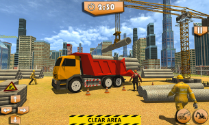 Heavy Construction Building: Truck Excavator Games screenshot 7