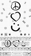 Peace Love Doodle Theme screenshot 3