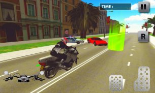 Crime City 3D Police Motorbike screenshot 0