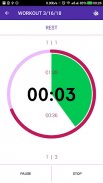 Tabata timer with music screenshot 7