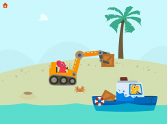 공룡 굴삭기 2 - 차량 및 레이싱 어린이 게임 screenshot 16