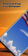 3D US Flag Live Wallpaper screenshot 0