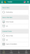 MyHana Mobile Banking screenshot 1