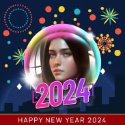 Happy New Year 2024 PhotoFrame screenshot 6