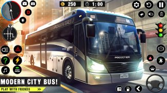 Coach Bus Driving Simulator 3D screenshot 1