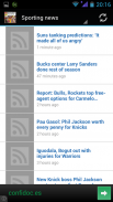 Basketball news RSS reader screenshot 1