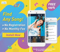 Free Music Player Lite (not free music download) screenshot 4