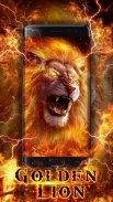 Fiery Roar Lion Live Wallpaper screenshot 1