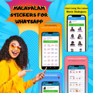 Malayalam WAStickers for Chat screenshot 0