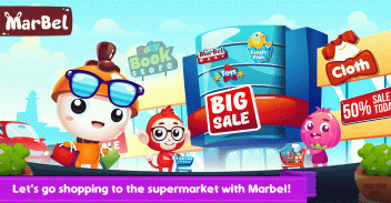 Marbel Supermarket Kids Games screenshot 1