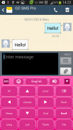 لوحة المفاتيح الوردي screenshot 4