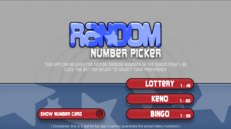 RNG - Random Number Picker screenshot 0