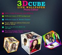 3D Cube Live Wallpaper Editor screenshot 11