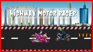 Highway Motor Racer : Girl Game screenshot 2