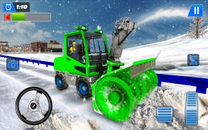 Snow Plow Winter City Rescue screenshot 14