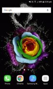 Colorful Watery Rose LWP screenshot 2