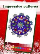 Christmas Mandala Coloring screenshot 4