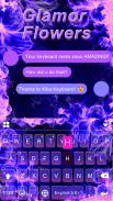 Glamor Flowers Keyboard Theme screenshot 3