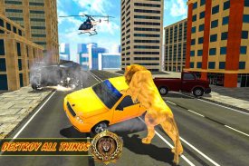 Angry Lion City Attack Simulator 2019 screenshot 4