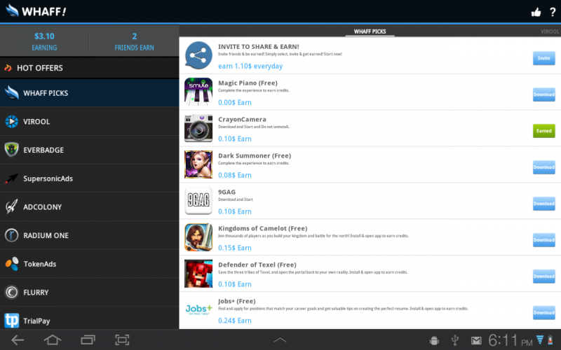 Whaff Rewards 212 Download Android Apk Aptoide