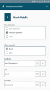 Sales Agreement Maker screenshot 3