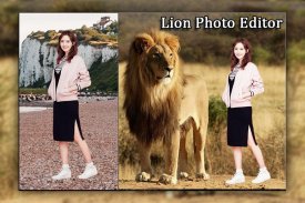 Lion Cut Paste Photo Editor screenshot 2