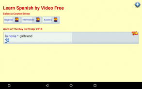 Learn Spanish by Video Free screenshot 8