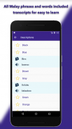 SPEAK MALAY - Learn Malay screenshot 2