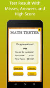 Math Tester screenshot 2