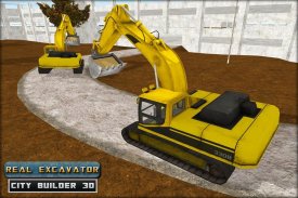 3D Real Excavator Thành phố Bu screenshot 4