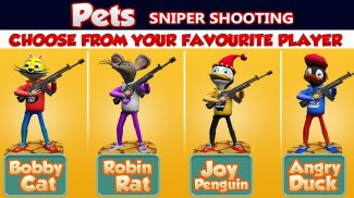 Shooting Pets Sniper - 3D Gun screenshot 9