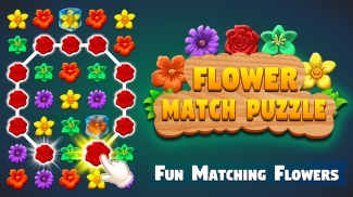 Flower Match Game Flower Merge screenshot 1