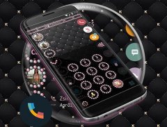 Jewel Pink Diamond Phone Dialer Theme screenshot 3