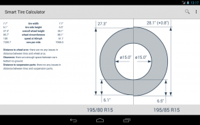 Smart Tire Size Calculator screenshot 2