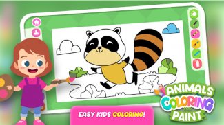 Animals Coloring Paint Puzzle screenshot 2