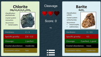 Mineral Supertrumps screenshot 4