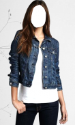 Women Jeans Jacket Photo Suit screenshot 7